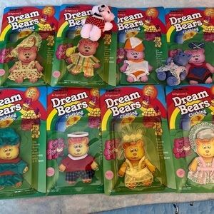 Vintage Remco Purple Dream Bear & Plus 9  Outfits